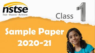 NSTSE National Science Talent Search Examination Class 1 Sample Paper 202021 [upl. by Roana808]