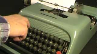 Restore Vintage Manual Typewriter UNDERWOOD OLIVETTI STUDIO 44 repair [upl. by Anahsal]