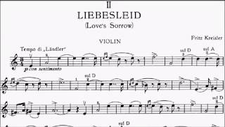 Trinity TCL Violin 20202023 Grade 6 B5 Kreisler Liebesleid Loves Sorrow Sheet Music [upl. by Nanice658]