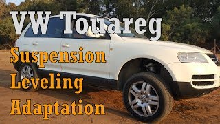 VW Touareg How to adjust Air Suspension Level Calibration Adaptation [upl. by Gombosi868]