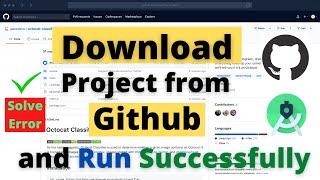 Download Android Project from Github and Run in Android Studio  Beginners  Hindi [upl. by Zamir415]