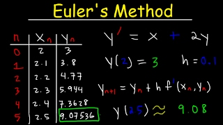 Eulers Method Differential Equations Examples Numerical Methods Calculus [upl. by Assylem459]