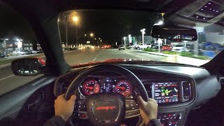 2021 Dodge Charger SRT Hellcat Redeye Widebody POV Night Drive 3D AudioASMR [upl. by Grider]