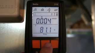 Testo 310 Combustion Analyzer  Demo [upl. by Emelin942]