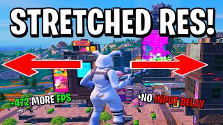 How To Get Stretched Resolution In Fortnite Chapter 4 100 Works [upl. by Elleneg270]