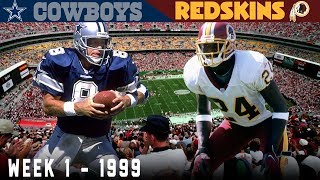 quotThe Rocket Comebackquot Cowboys vs Redskins 1999 [upl. by Loredana]