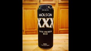 Day 255 Beer Review Molson XXX MolsonCoors WTF Thursday 🇨🇦 Canadian Beer 🇨🇦 [upl. by Seth551]