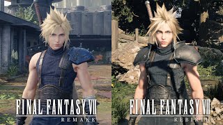 FF7 Rebirth VS FF7 Remake  Combat amp Graphics Comparison [upl. by Atrim]