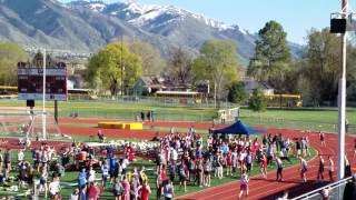 Hunter Woodhall Breaks Utah State Record [upl. by Donelu317]