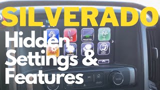 Hidden Silverado Features and Settings [upl. by Nitreb549]