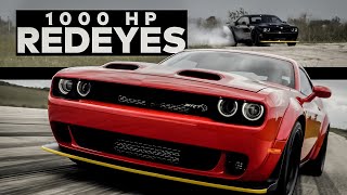 HPE1000 HELLCAT REDEYES by HENNESSEY  Burnout and Acceleration Testing [upl. by Noskcire536]