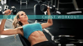 Chest Workout for Women ADD SHAPE AND VOLUME [upl. by Robbyn]