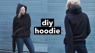 DIY Hoodie from Scratch  WITHWENDY [upl. by Suollecram13]