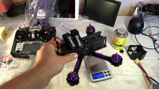 Eachine X220S unboxing analysis binding fixing configuration and demo flight Courtesy Banggood [upl. by Grefe491]