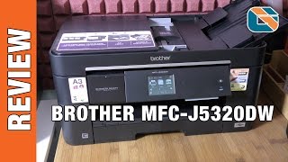 Brother MFCJ5320DW All in One Multi Function Printer Review [upl. by Laehplar]