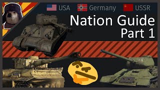 outdated Ground Nations in War Thunder EXPLAINED Part 1  War Thunder Tank Nation Guide [upl. by Esihcoc671]