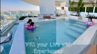 Newly Open Hotel in Dubai  Luxury Sky Villa with Pool Experience  FIVE Jumeirah Village [upl. by Jimmie804]