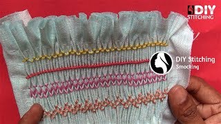 DIY Stitching Tutorial for Beginners  01  Smocking Patterns [upl. by Schaab]