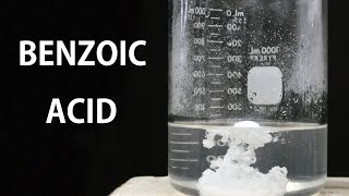 Making Benzoic Acid from sodium benzoate [upl. by Ymmak]