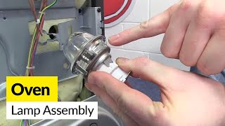 Swapping a Cooker Lamp Assembly  Electric Oven Lamp Change Guide [upl. by Parks38]