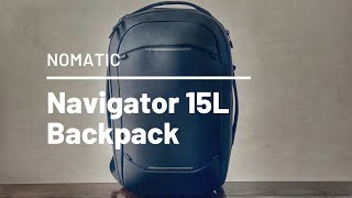 Nomatic Navigator 15L Backpack Review  Minimalist Tech  EDC Expandable Backpack [upl. by Bekaj]