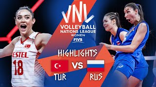 TUR vs RUS  Highlights Week 3  Womens VNL 2021 [upl. by Gratia]