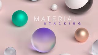 Redshift Material Stacking  Cinema 4D [upl. by Yalcrab]