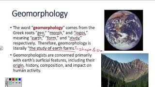 Introduction to Geomorphology [upl. by Norvan]