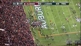 2013 Iron Bowl ending HIGH DEFINITION Auburn beats Alabama [upl. by Ataner]