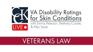 VA Disability Ratings for Skin Conditions and Scars [upl. by Calan]