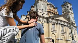 Italy meets Santuario di Vicoforte  ASMR shoulder massage KIOTOAPPARENZA [upl. by Ttcos887]