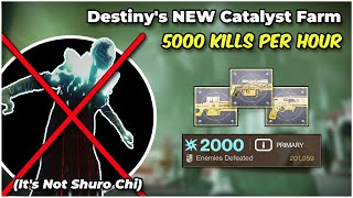 Destinys NEW Fastest Catalyst Farm [upl. by Aiykan]