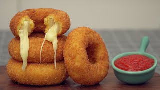 Mozzarella Onion Rings [upl. by Nuahsak]