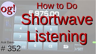 Learn About Shortwave Listening SWL for Beginners 352 [upl. by Ayotnom672]