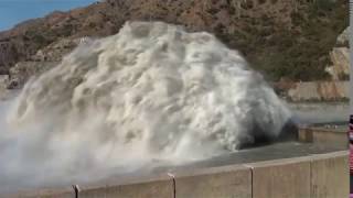 Tarbela Spillways  Tarbela T4 last time  tarbela dam power station auxiliary spillway beauty [upl. by Trebeh]