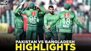 Highlights  Pakistan vs Bangladesh  T20I  PCB  MA2A [upl. by Anaig]