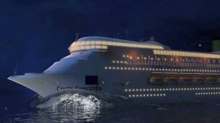 Costa Concordia Cruise Ship disaster Animation shows how the accident happened [upl. by Aisenat]