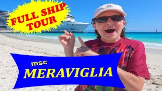 MSC MERAVIGLIA  Full Ship Tour [upl. by Horner]