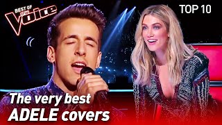 TOP 10  INCREDIBLE ADELE Covers in The Voice [upl. by Fogg17]