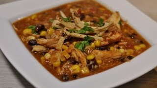 Quick and Easy Chicken Tortilla Soup Recipe [upl. by Samul]