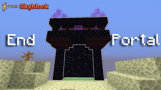 HOW TO MAKE THE END PORTAL IN HYPIXEL SKYBLOCK [upl. by Hong914]