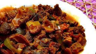 How to cook tripeBeef offals recipemogodumatumbo recipeSouth African tripe recipe [upl. by Alf]