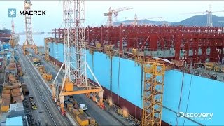 Maersk  Building the TripleE Timelapse [upl. by Haymes]