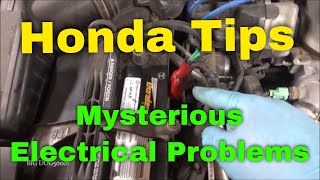 Honda Tips Mysterious Electrical Problems [upl. by Eisej]