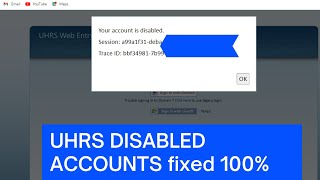 UHRS DISABLED ACCOUNT How To Get Back Your UHRS Disabled Account UHRS TRAINING 2021 [upl. by Etnuahs]