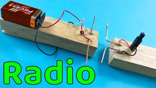 How to make the worlds easiest Radio  Do it yourself at home [upl. by Adlai]