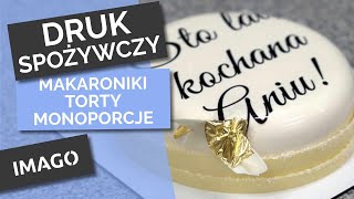 Druk Spożywczy na Makaronikach amp Tortach amp Monoporcjach [upl. by Oniluap]