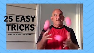 25 easy juggling tricks how to juggle three balls part 1 [upl. by Estel316]