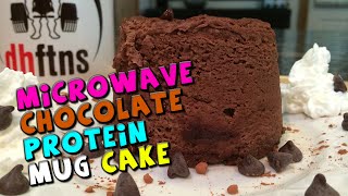 Microwave Chocolate PROTEIN Mug Cake Recipe [upl. by Orianna]