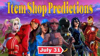 Fortnite Item Shop Tomorrow Predictions  Wednesday  July 31 2024 [upl. by Myca]